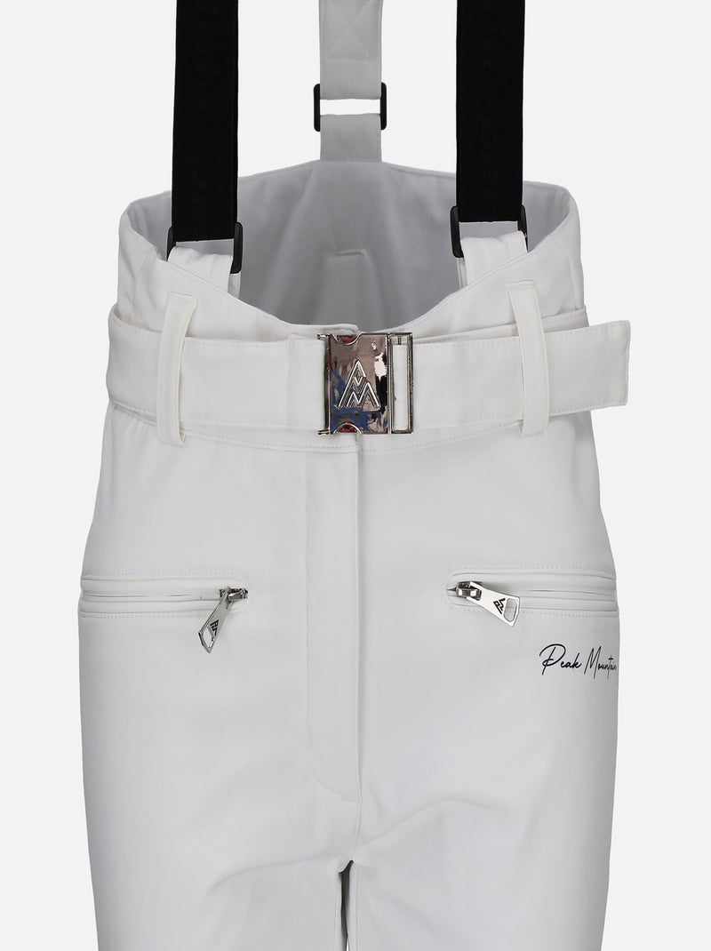 Pantalon de ski   ADAM - PEAK MOUNTAIN Blanc - Kiabi