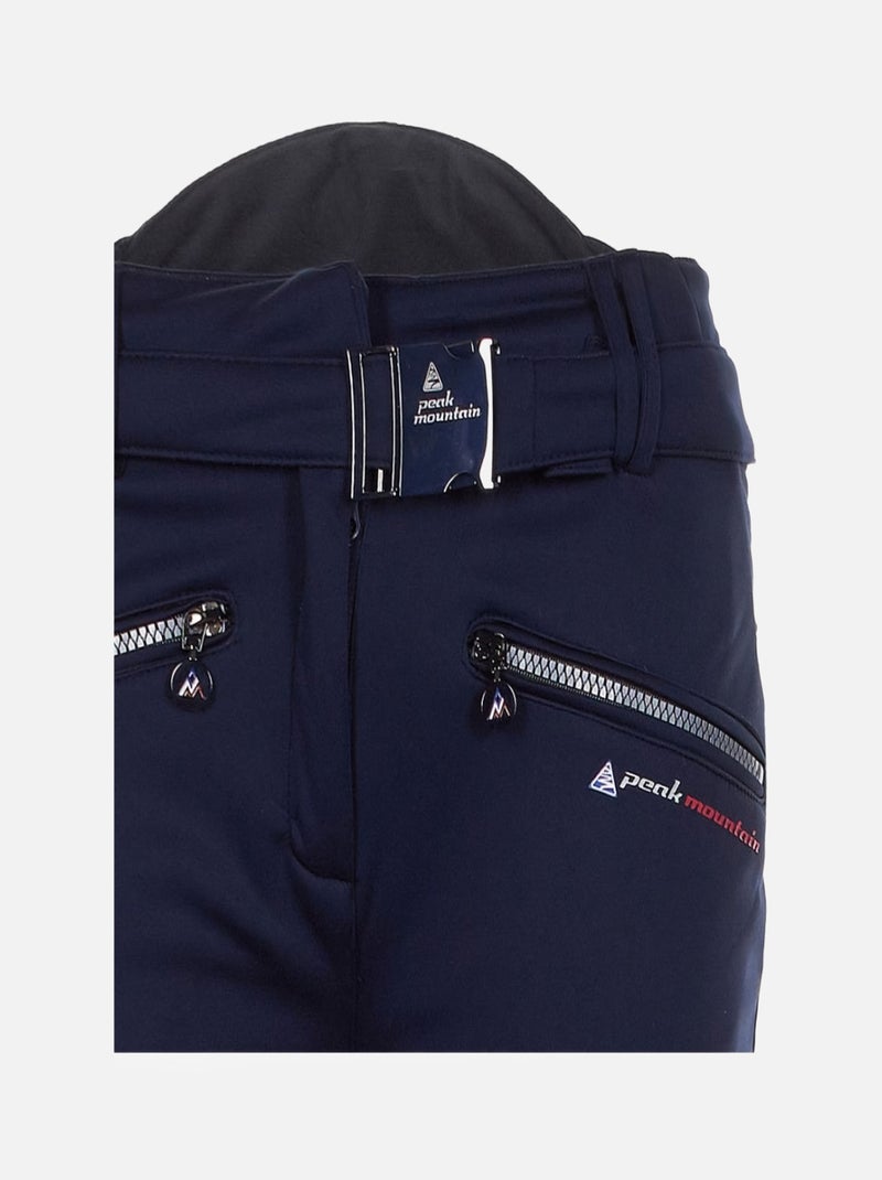 Pantalon de ski   AFUZZO - PEAK MOUNTAIN Bleu marine - Kiabi