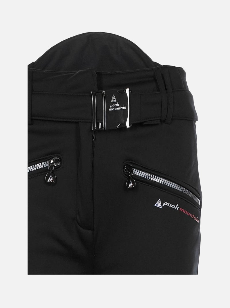 Pantalon de ski   AFUZZO - PEAK MOUNTAIN Noir Noir - Kiabi