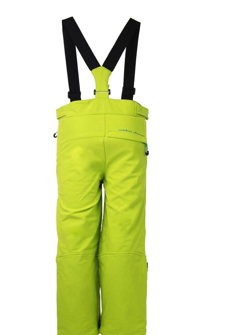 Pantalon de ski   CESOFT - PEAK MOUNTAIN Vert anis - Kiabi