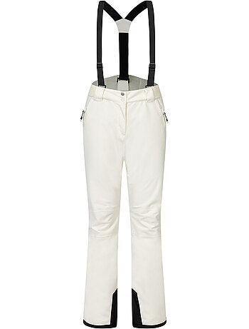 Pantalon de ski en velours côtelé à taille et bretelles ajustables diminish cord - dare 2b