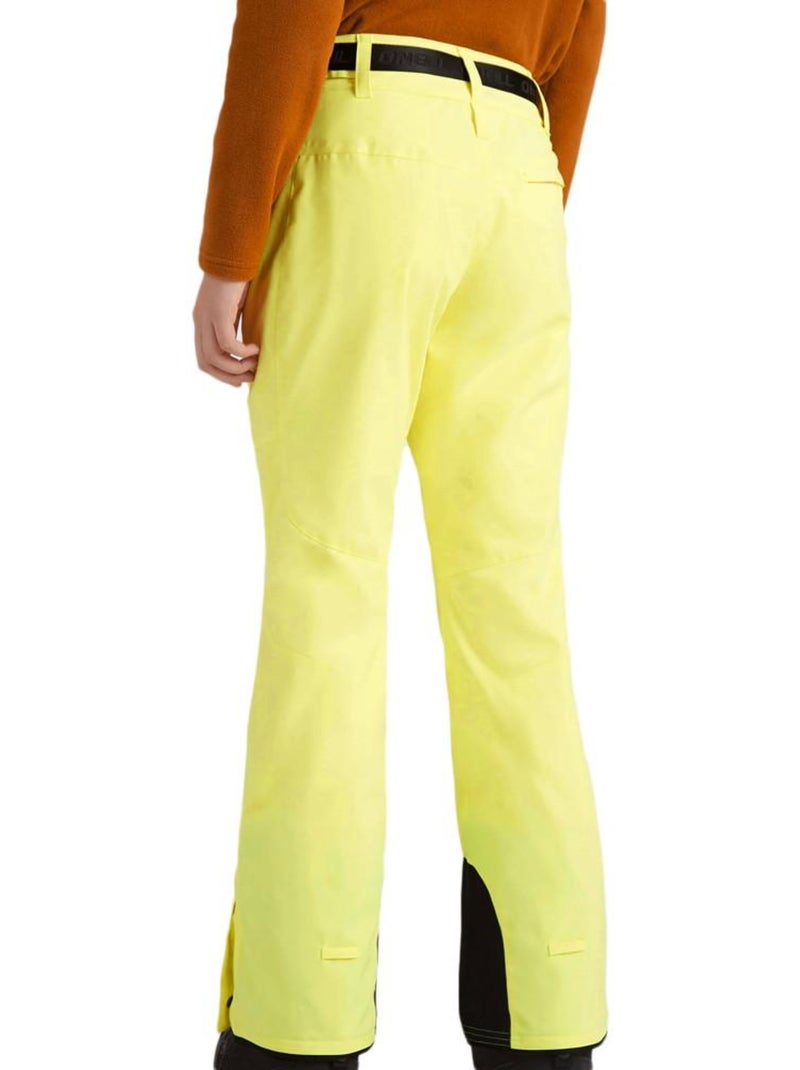 Pantalon de ski Femme O'Neill Jaune - Kiabi