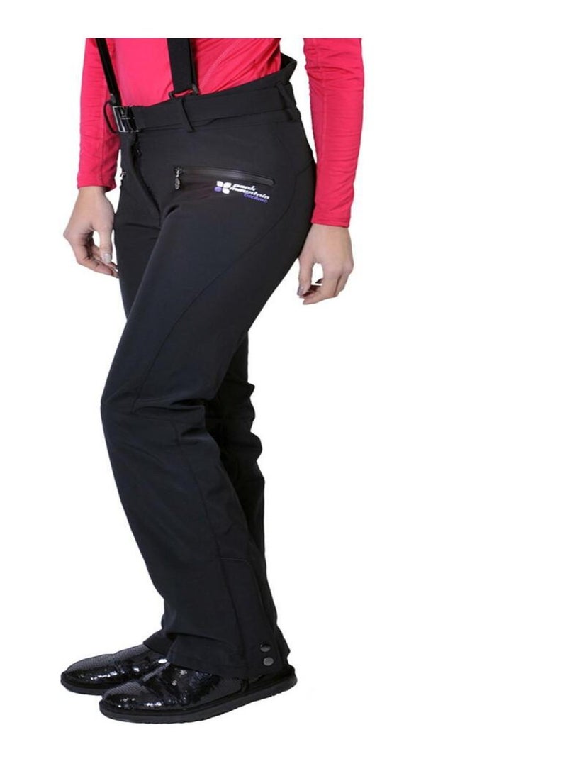 Pantalon de ski fille FAFUZZI - PEAK MOUNTAIN Noir Noir - Kiabi