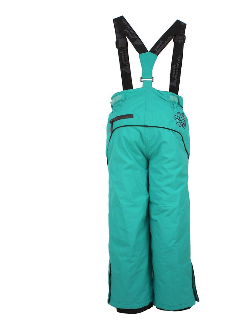 Pantalon De Ski Black Crevice Enfant - Imperméable 5000mm - Respirant - Taille Réglable - Fille/Garçon