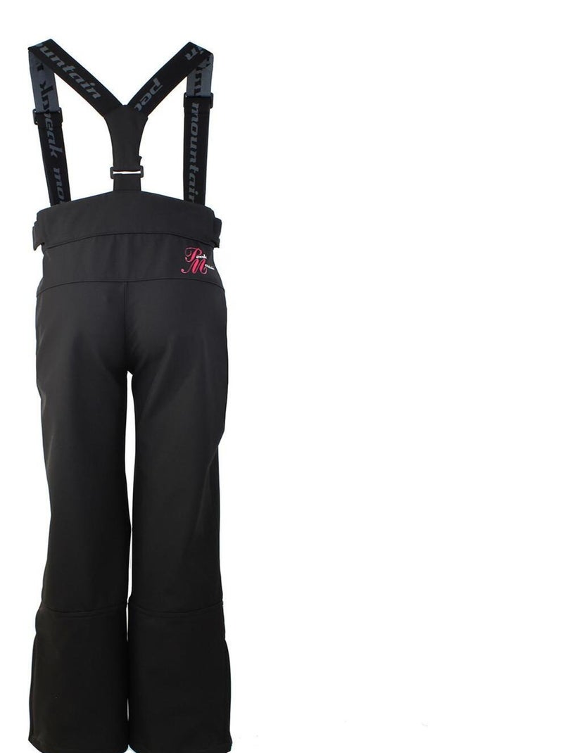 Pantalon de ski fille FASHELL - PEAK MOUNTAIN Noir Noir - Kiabi