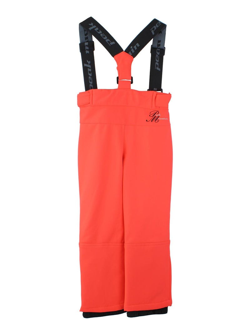 Pantalon de ski fille FASHELL - PEAK MOUNTAIN Orange - Kiabi