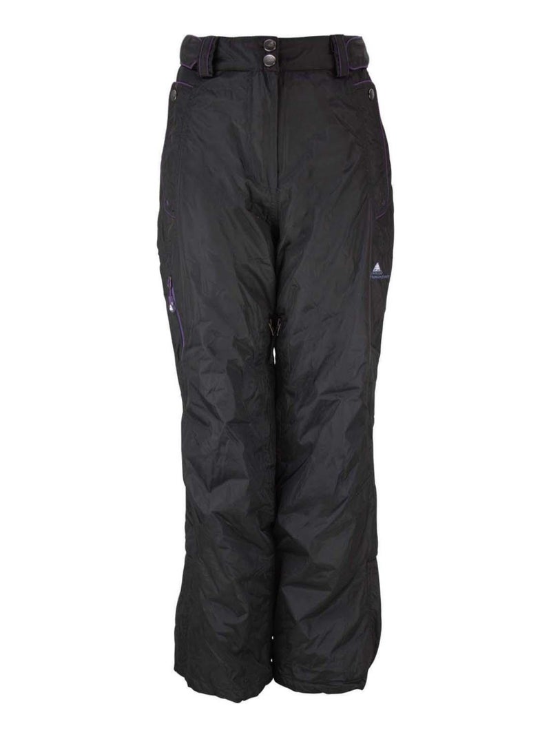 Pantalon de ski fille GACIO - PEAK MOUNTAIN Noir Noir - Kiabi