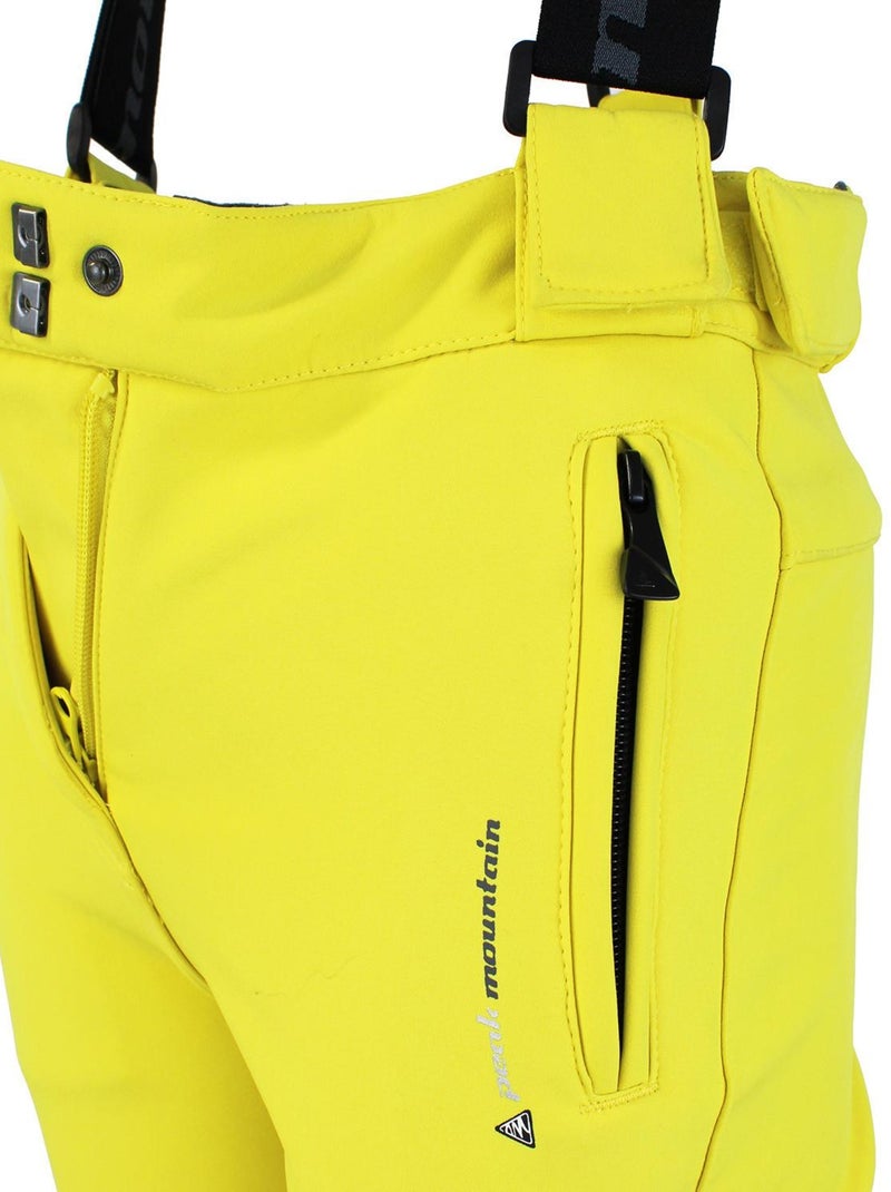 Pantalon de ski fille GASHELL - PEAK MOUNTAIN Jaune - Kiabi