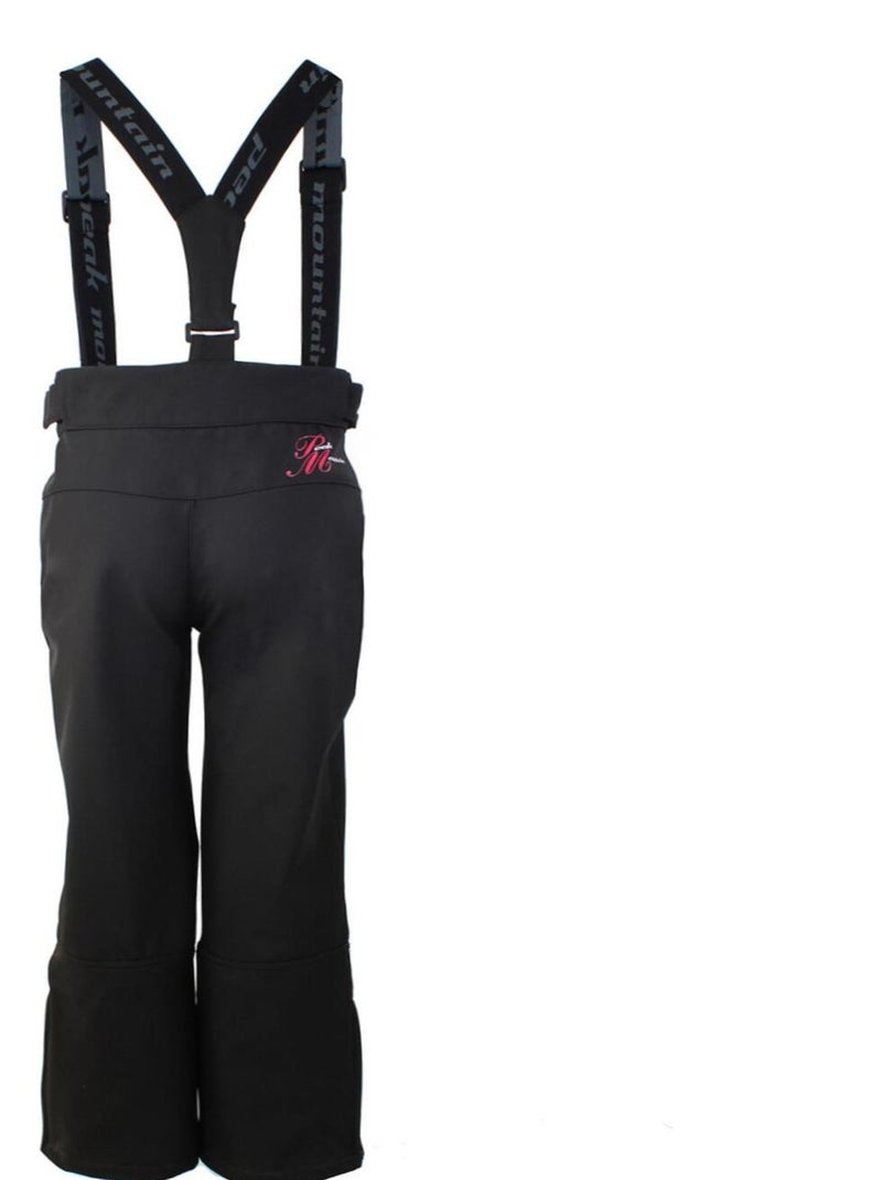 Pantalon de ski fille GASHELL - PEAK MOUNTAIN Noir Noir - Kiabi