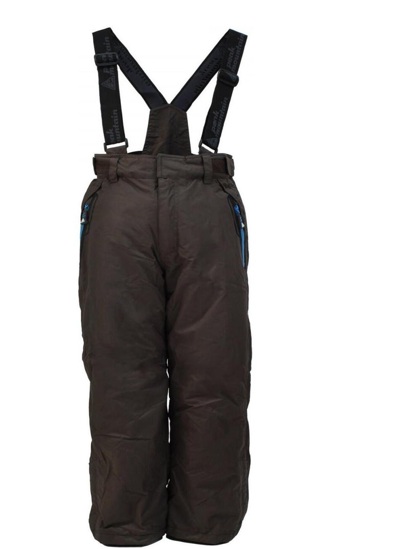 Pantalon de ski garçon EDAL - PEAK MOUNTAIN Marron - Kiabi