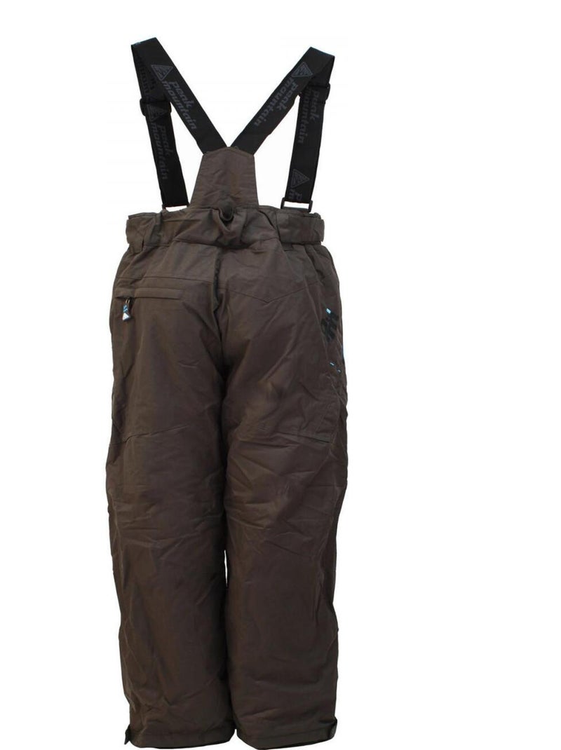 Pantalon de ski garçon EDAL - PEAK MOUNTAIN Marron - Kiabi