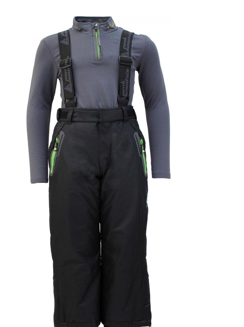 Pantalon de ski garçon EDAL - PEAK MOUNTAIN Noir Noir - Kiabi