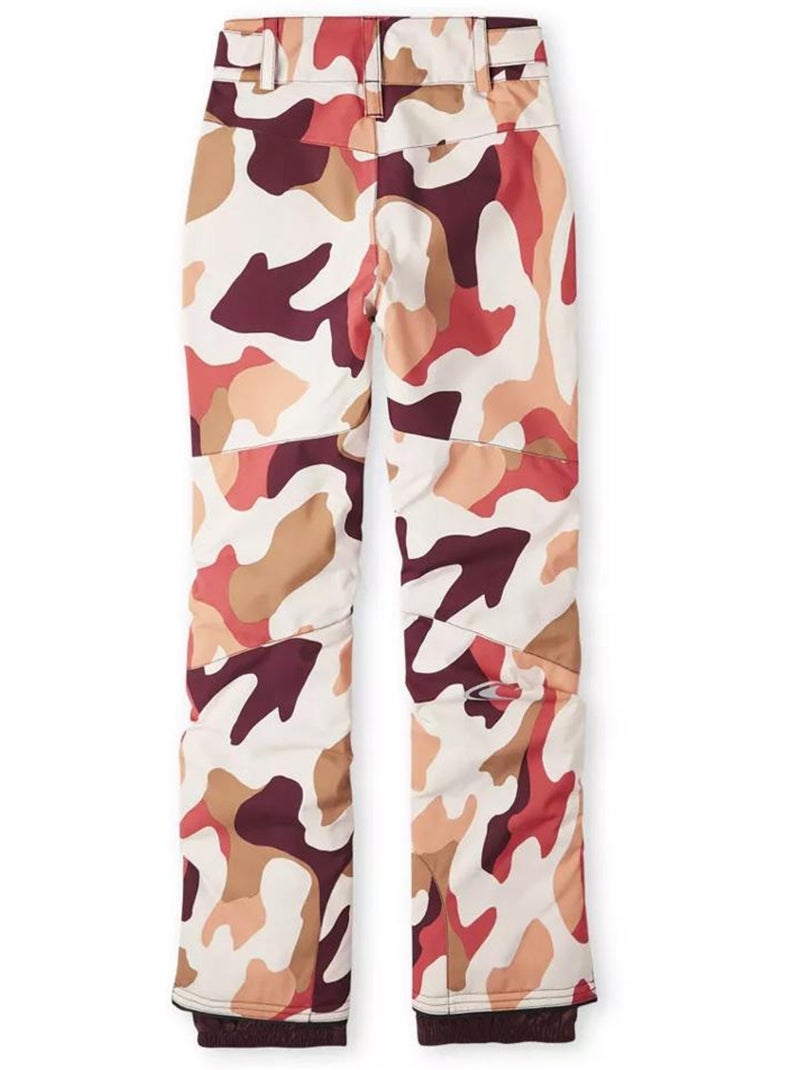 Pantalon de Ski Imprimé Fille O'Neill Rouge - Kiabi