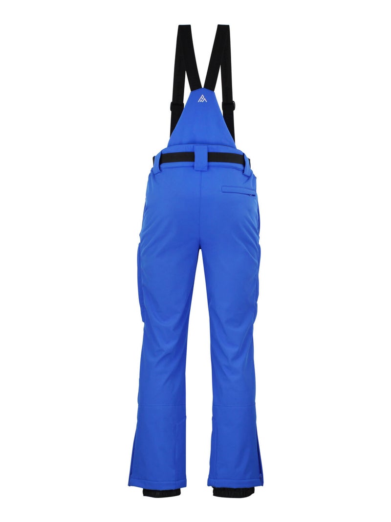 Pantalon de ski softshell   CANDALO - PEAK MOUNTAIN Bleu - Kiabi