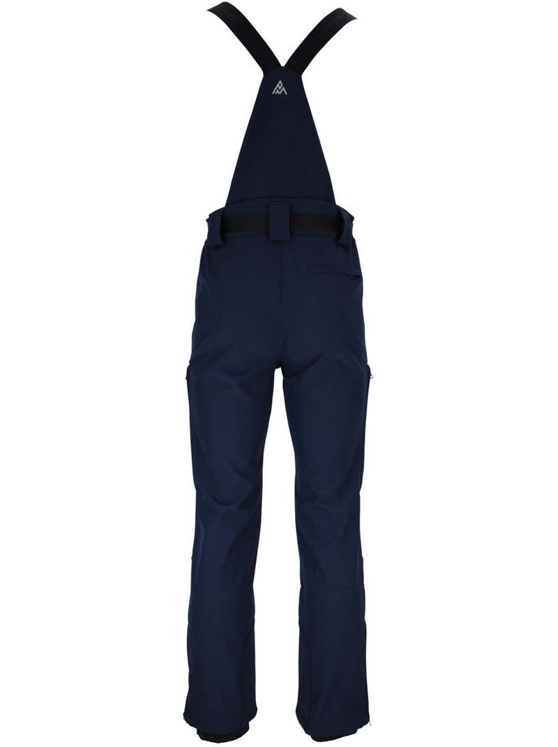 Pantalon de ski softshell   CANDALO - PEAK MOUNTAIN Bleu marine - Kiabi