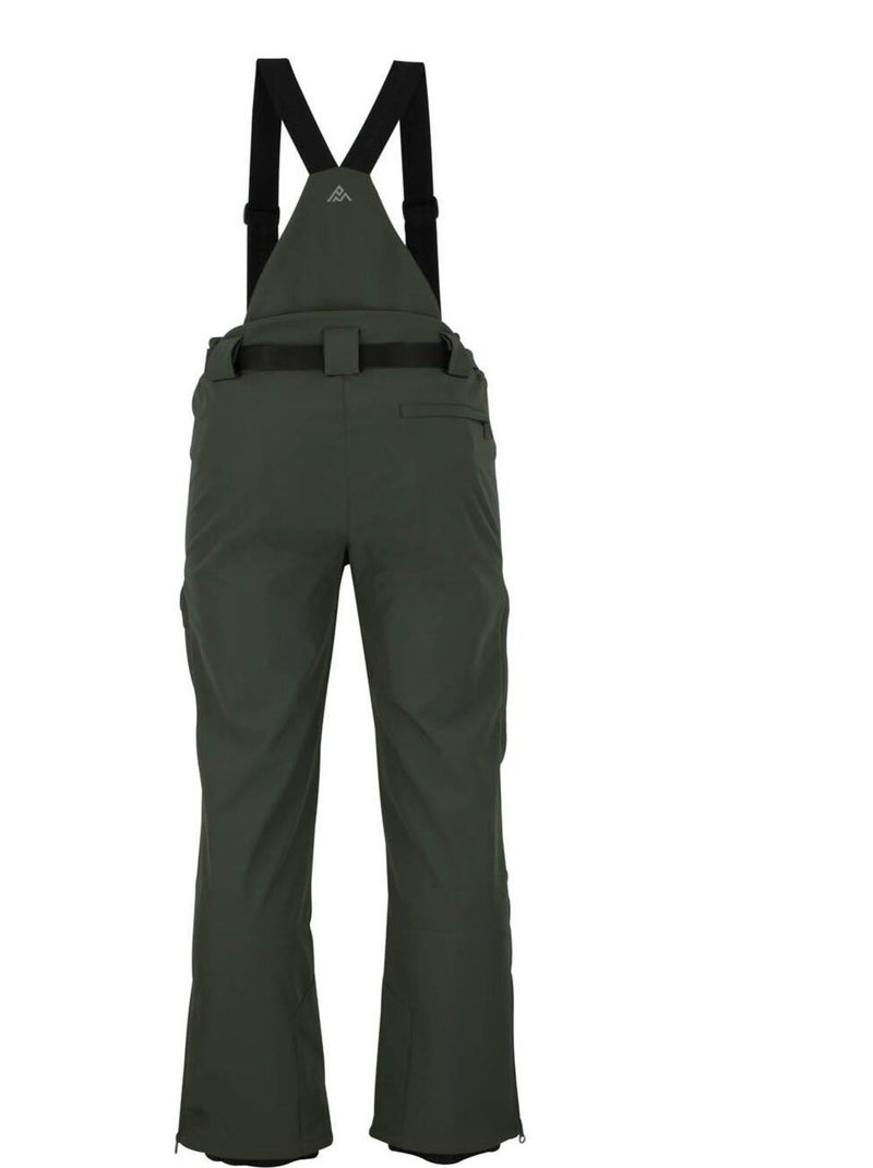 Pantalon de ski softshell   CANDALO - PEAK MOUNTAIN Kaki - Kiabi