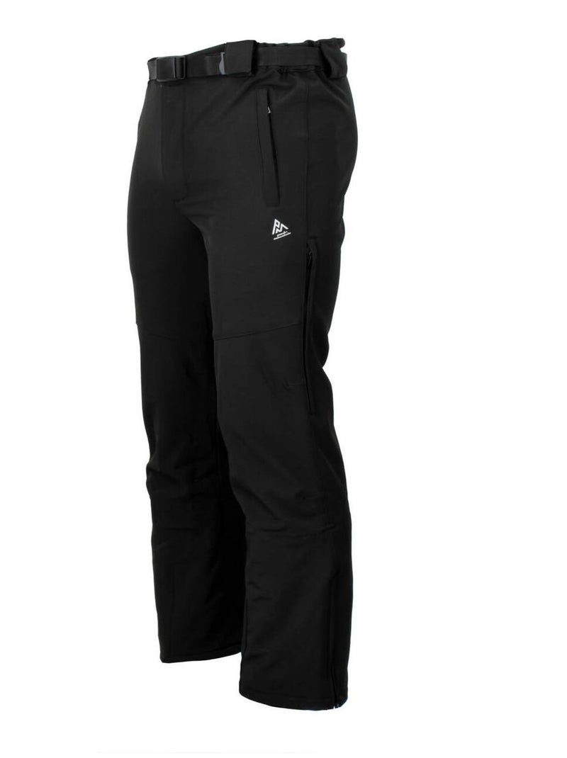 Pantalon de ski softshell   CANDALO - PEAK MOUNTAIN Noir Noir - Kiabi