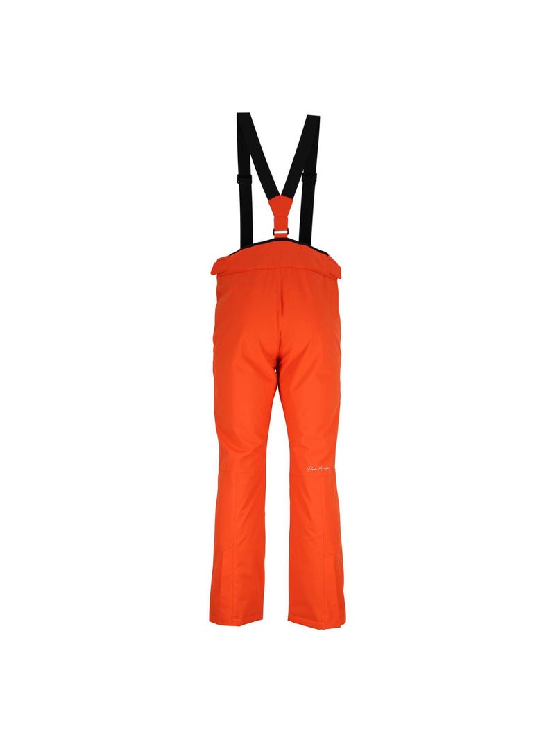 Pantalon de ski softshell   CATOZA - PEAK MOUNTAIN Orange - Kiabi