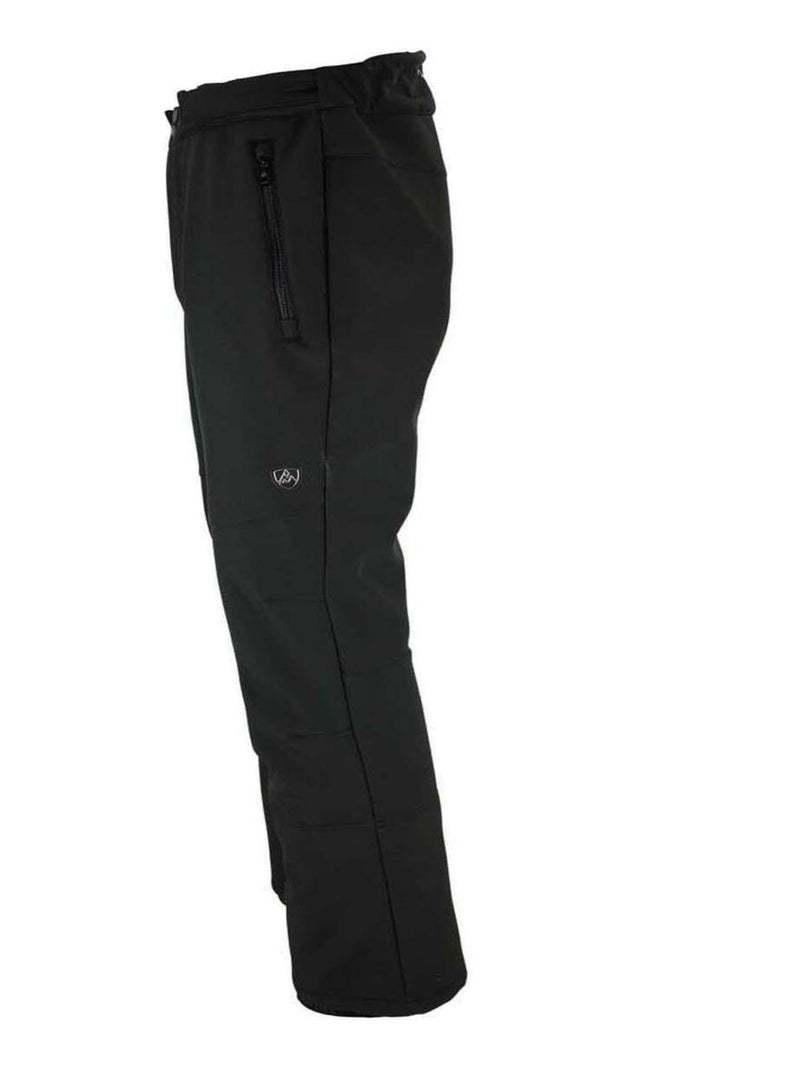 Pantalon de ski softshell   CEPTAN - PEAK MOUNTAIN Noir Noir - Kiabi
