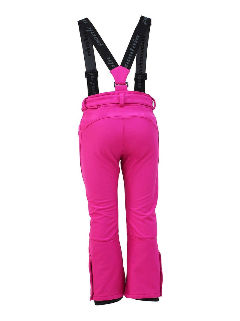 Pantalon de ski softshell fille FAFUZZA - PEAK MOUNTAIN Rose fushia - Kiabi