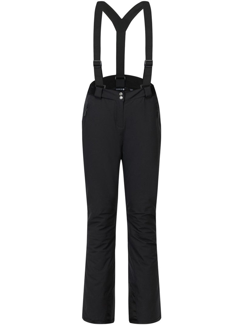 Pantalon de ski uni à bretelels ajustables effused - dare 2b Noir - Kiabi