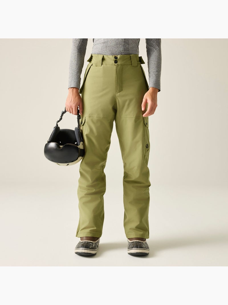 Pantalon de ski uni à taille élastiquée et ajustable baseplate - dare 2b Kaki - Kiabi