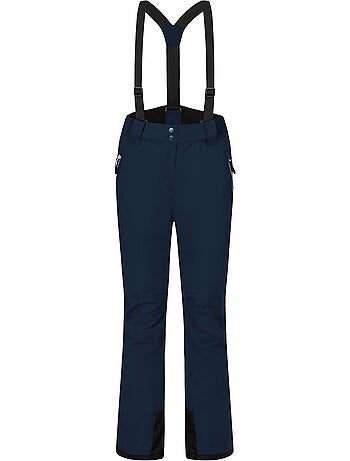 Pantalon de ski uni et extensible à taille et bretelles ajustables effused - dare 2b