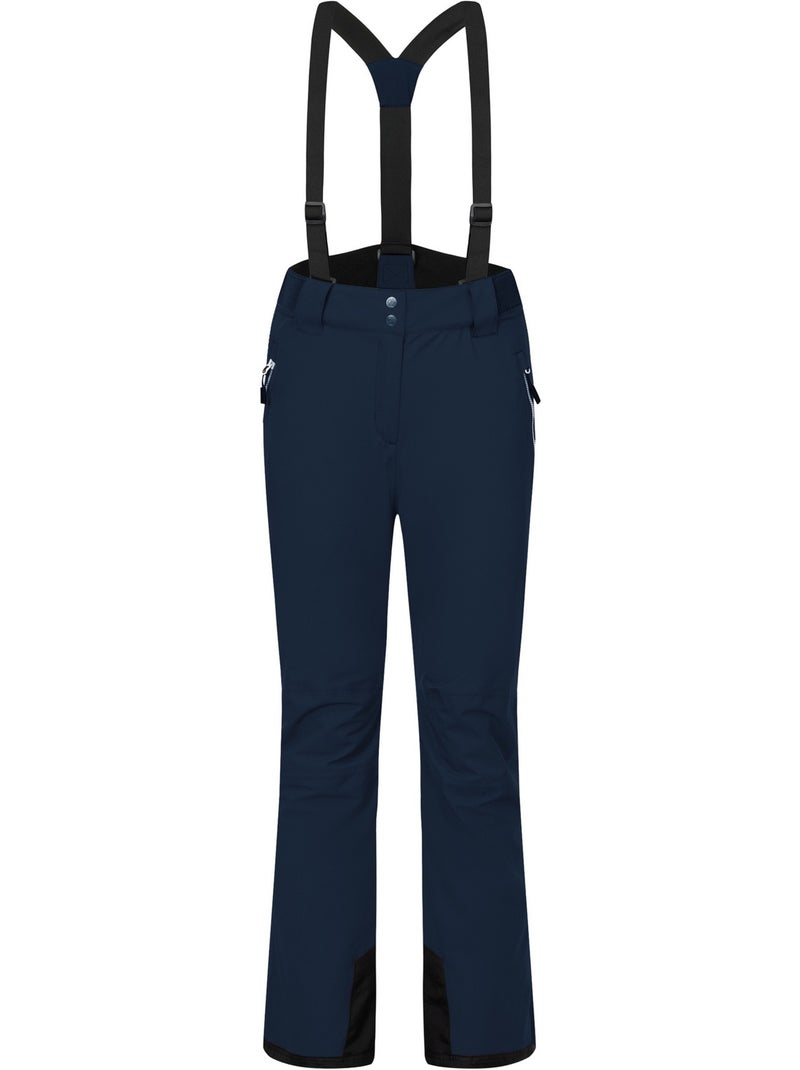 Pantalon de ski uni et extensible à taille et bretelles ajustables effused - dare 2b Bleu marine - Kiabi