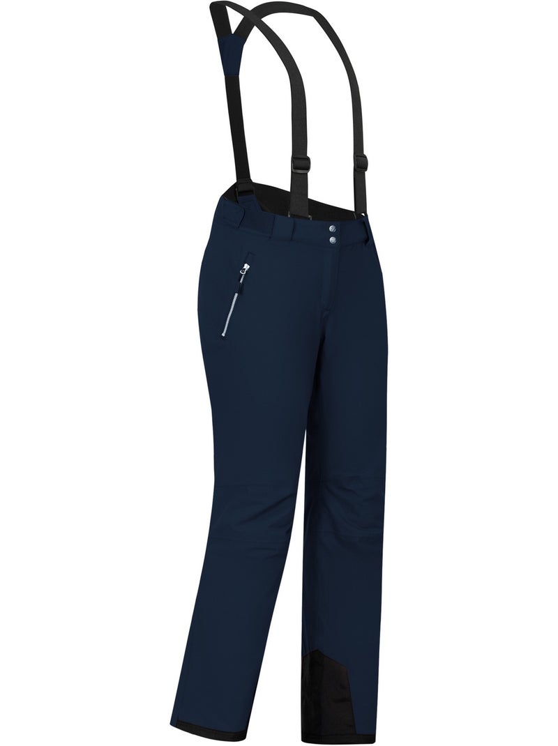 Pantalon de ski uni et extensible à taille et bretelles ajustables effused - dare 2b Bleu marine - Kiabi