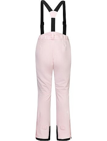 Pantalon de ski uni et extensible à taille et bretelles ajustables effused - dare 2b