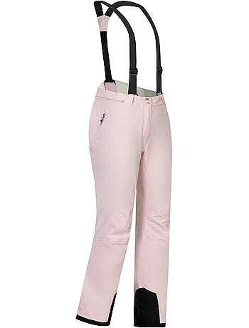 Pantalon de ski uni et extensible à taille et bretelles ajustables effused - dare 2b