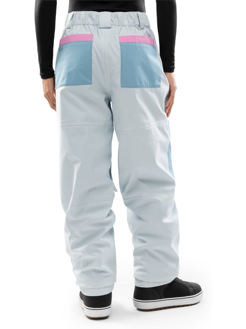 Pantalon de snowboard oversize femme femme p4-w yama light Bleu - Kiabi