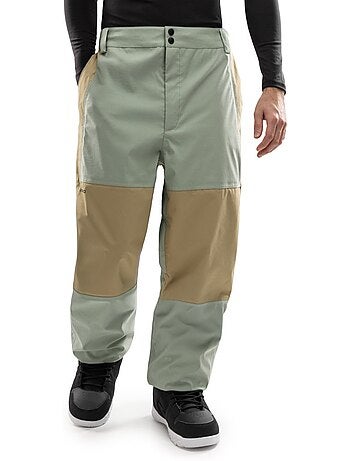 Pantalon de snowboard oversize homme homme p4 yama olive