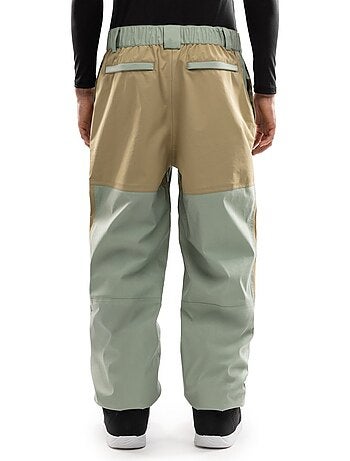 Pantalon de snowboard oversize homme homme p4 yama olive