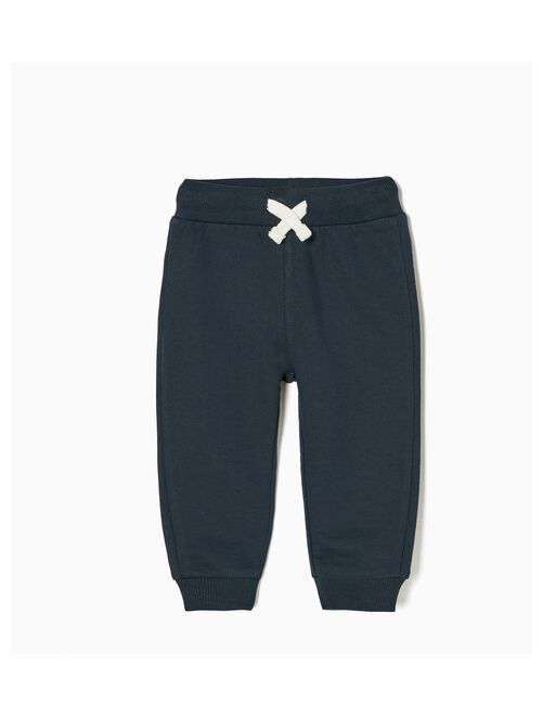 Pantalon de sport bleu foncé pour bébé garçon manches longues ESSENTIALS LINE - Kiabi