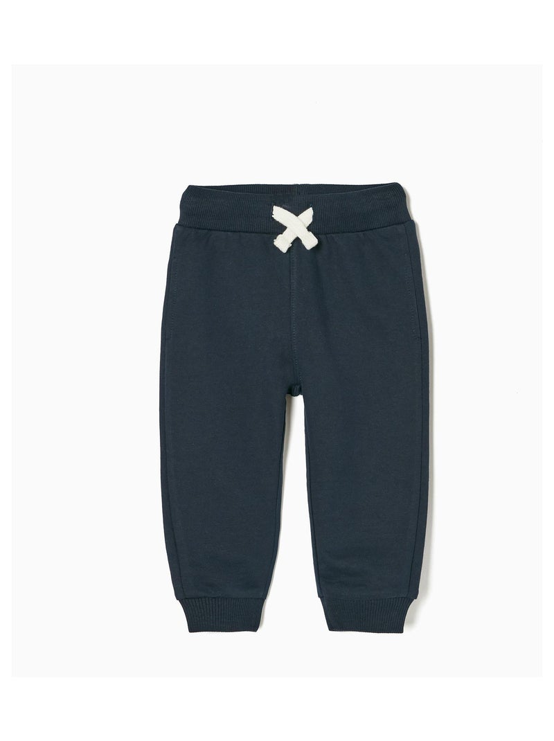 Pantalon de sport bleu foncé pour bébé garçon manches longues ESSENTIALS LINE Bleu foncé - Kiabi