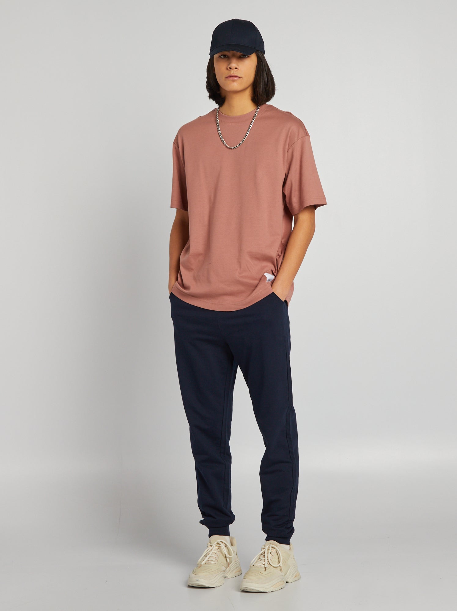 French Toast Pantalon plissé à taille réglable pour garçon (standard et husky), Gris