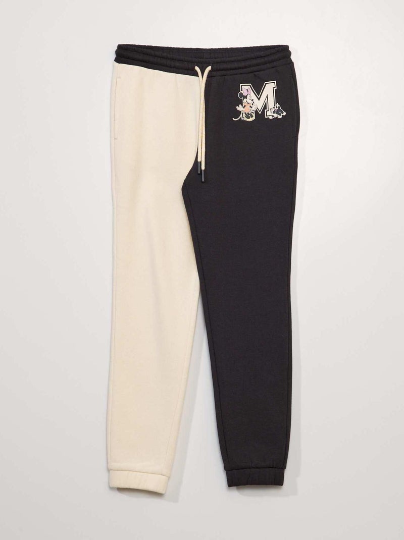 Pantalon de sport 'Disney' Beige/noir - Kiabi