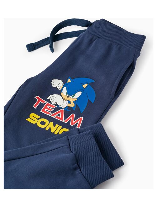 Pantalon de sport en coton pour garçon 'Sonic' - Kiabi