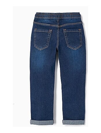 Jean Doublé GAPKIDS Garçon Taille 8 - Coupe Ample - Bleu - Sans étiquette