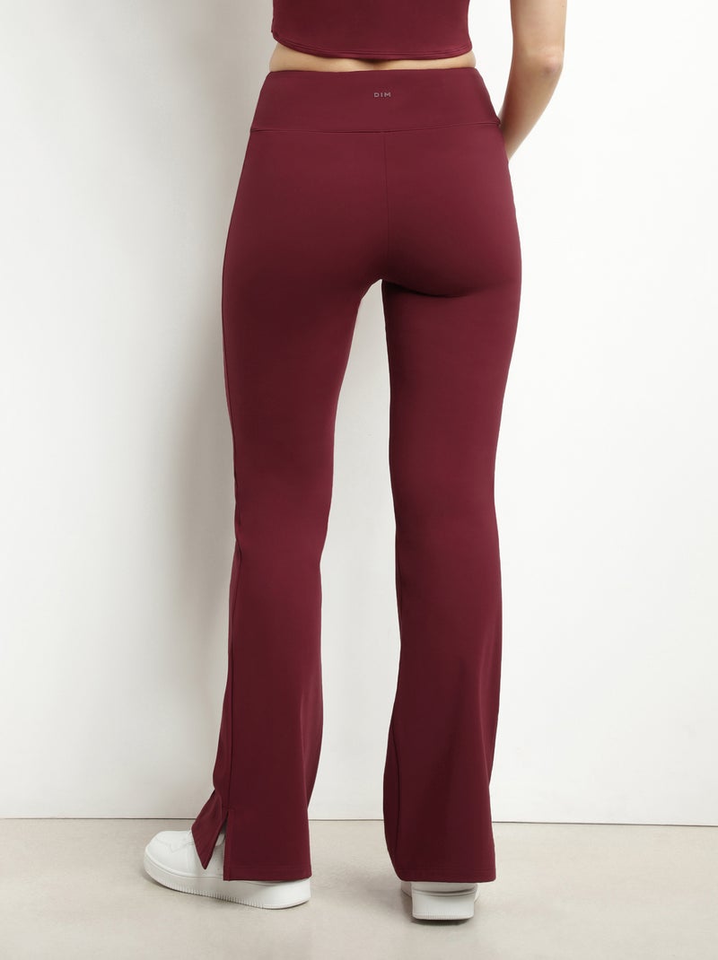 Pantalon de Sport évasé Dim Move Bordeaux - Kiabi