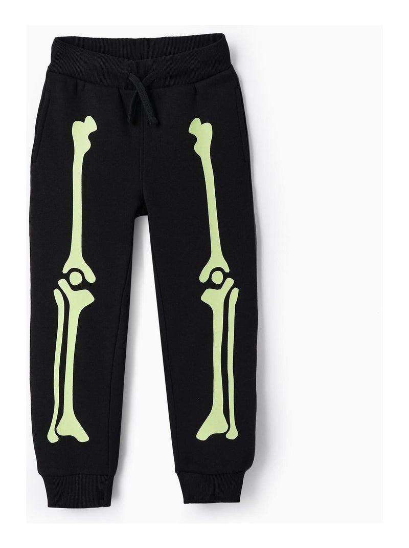 Pantalon de sport halloween 'Zippy' Noir - Kiabi