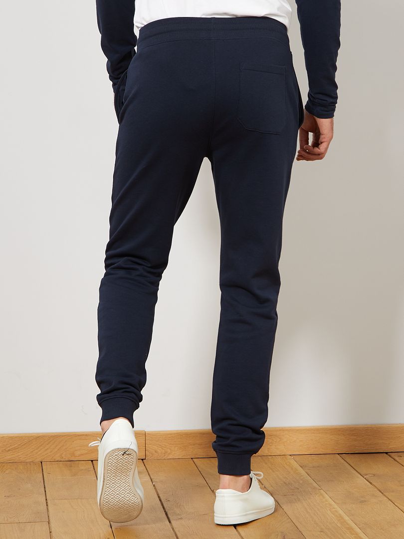 Pantalon de sport L38 +1m95 bleu pétrole - Kiabi