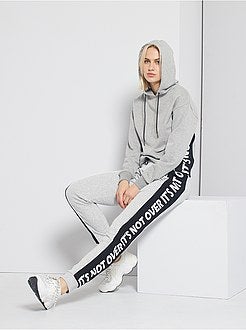 Pantalon de sport molletonné - Kiabi