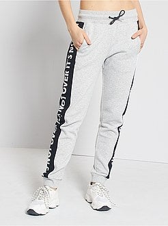 Pantalon de sport molletonné - Kiabi