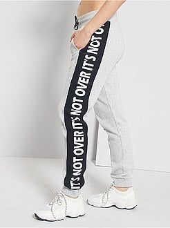 Pantalon de sport molletonné - Kiabi