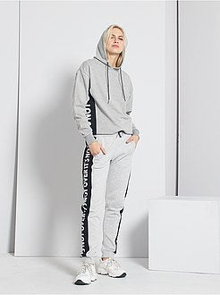 Pantalon de sport molletonné - Kiabi