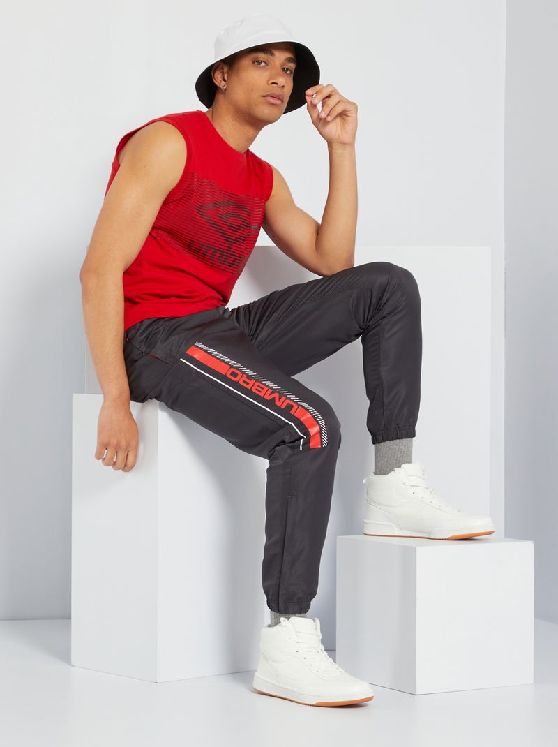 Pantalon de sport 'Umbro' en microfibre Rouge - Kiabi