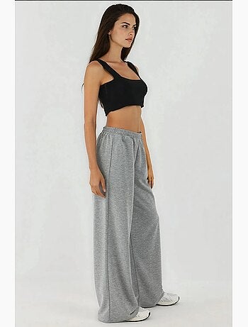 Pantalon de survêtement à jambe large et taille élastique hiccup