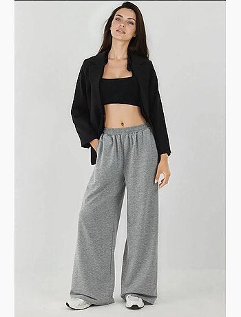 Pantalon de survêtement à jambe large et taille élastique hiccup